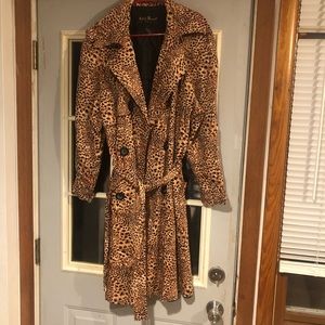 Beautiful woman’s Cheetah print jacket size 18